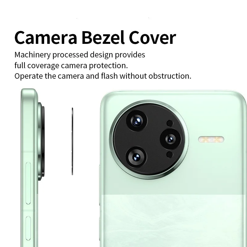 For Xiaomi Redmi K80 Pro 5G / Xiaomi Poco F7 Ultra 5G Metal Camera Lens Protector WANLONFENG LHJ Series Integrated Lens Film - Black-Cellmalls