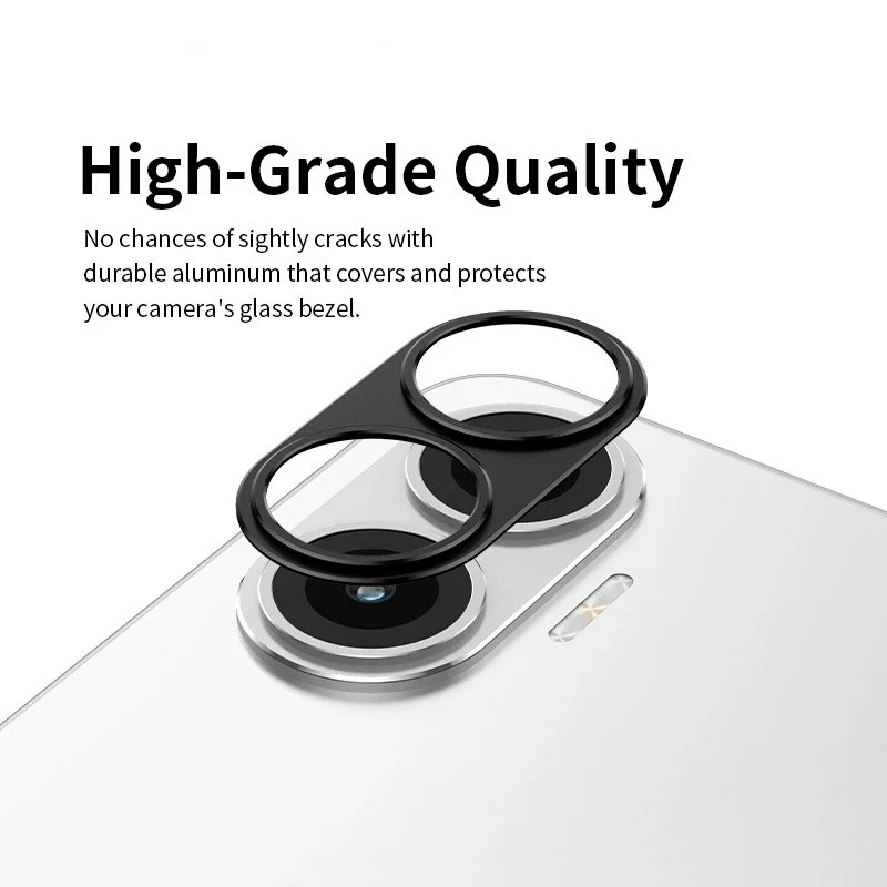 For Xiaomi Redmi Turbo 4 5G Metal Camera Lens Protector WANLONFENG LHJ Series Integrated Lens Film - Black-Cellmalls