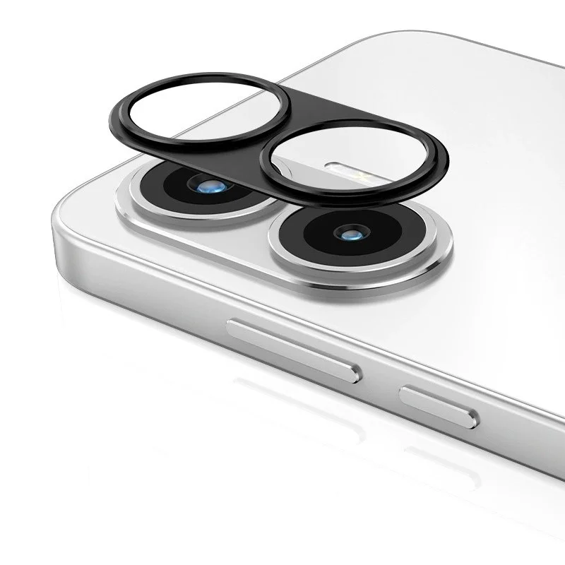 For Xiaomi Redmi Turbo 4 Pro 5G Metal Camera Lens Protector WANLONFENG LHJ Series Integrated Lens Film - Black-Cellmalls