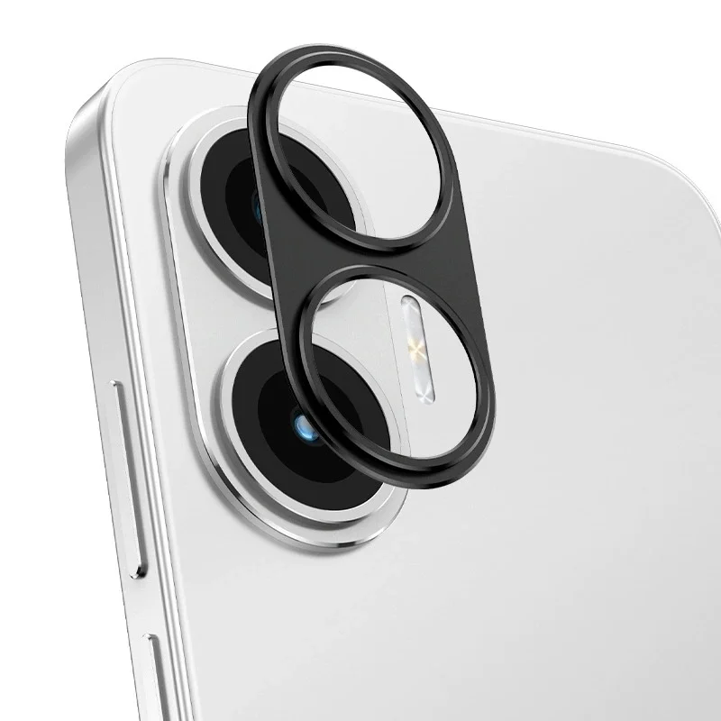 For Xiaomi Redmi Turbo 4 5G Metal Camera Lens Protector WANLONFENG LHJ Series Integrated Lens Film - Black-Cellmalls