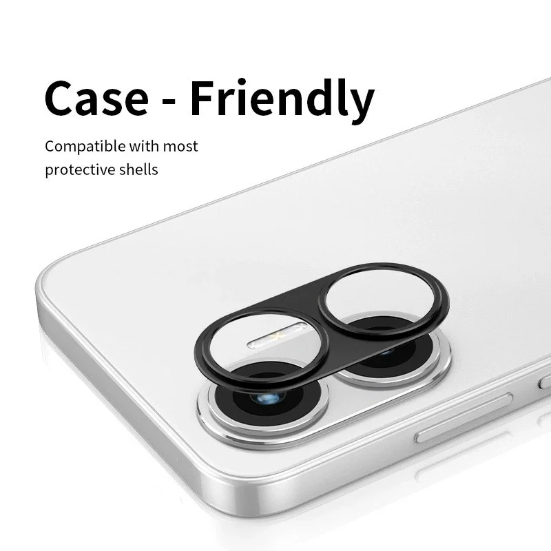 For Xiaomi Redmi Turbo 4 Pro 5G Metal Camera Lens Protector WANLONFENG LHJ Series Integrated Lens Film - Black-Cellmalls