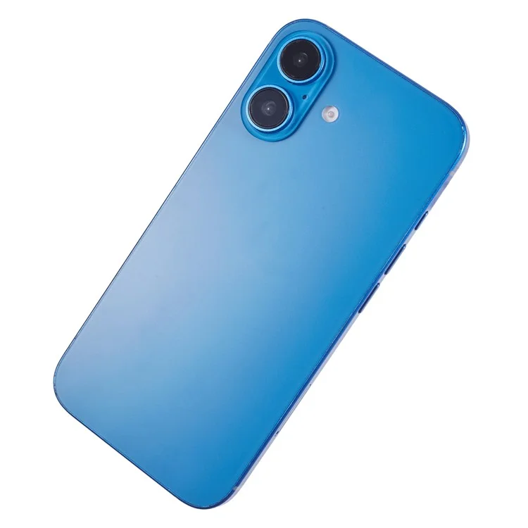 For iPhone 16 Plus Fake Phone Model Black Screen Not Real Smartphone Display (Without Logo) - Blue-Cellmalls