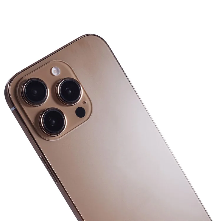 For iPhone 16 Pro Max Fake Phone Model Black Screen Not Real Smartphone Display (Without Logo) - Gold-Cellmalls