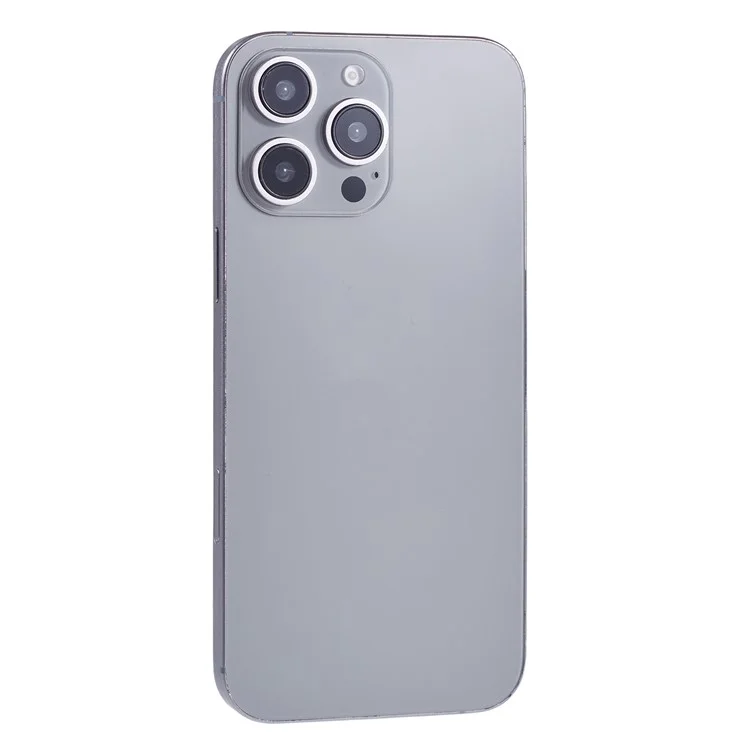 For iPhone 16 Pro Max Fake Phone Model Black Screen Not Real Smartphone Display (Without Logo) - Gold-Cellmalls