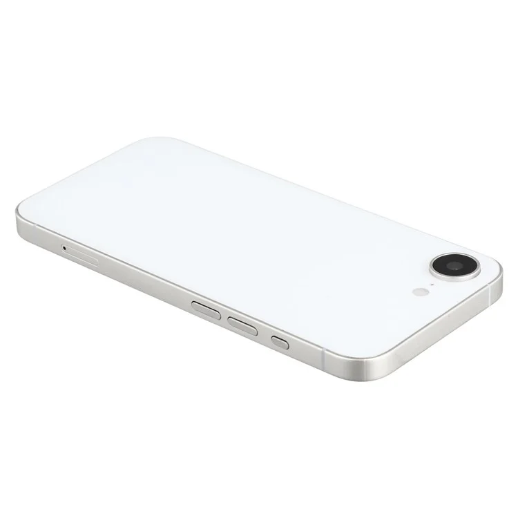 For iPhone 16e Black Screen Fake Phone Model Not Real Smartphone Display (Without Logo) - White-Cellmalls