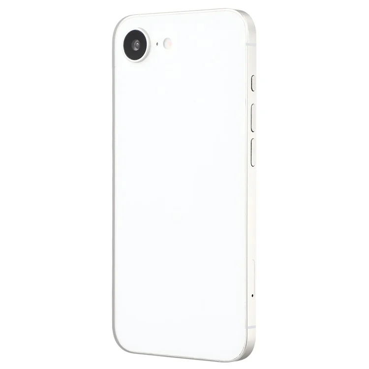 For iPhone 16e Black Screen Fake Phone Model Not Real Smartphone Display (Without Logo) - White-Cellmalls