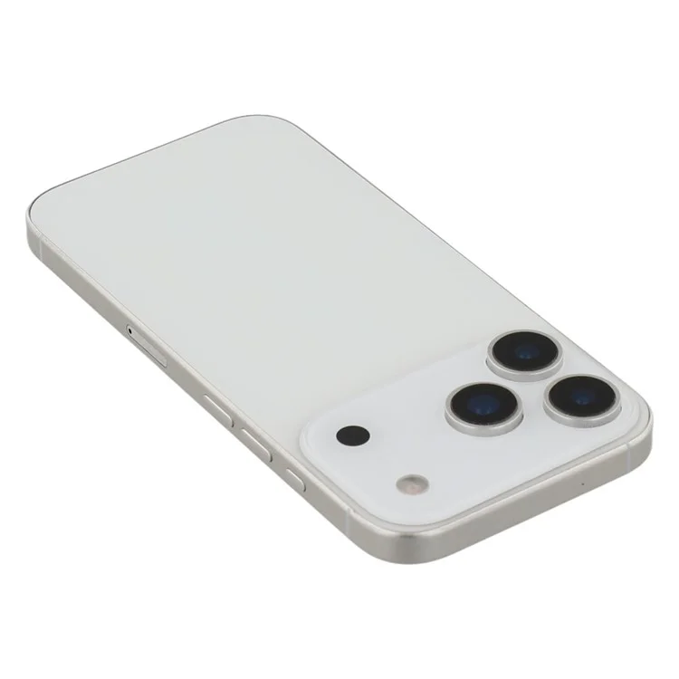 For iPhone 17 Pro Black Screen Fake Phone Model Not Real Smartphone Display (Without Logo) - White-Cellmalls