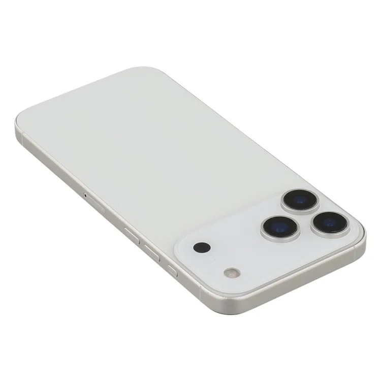 For iPhone 17 Pro Max Black Screen Fake Phone Model Not Real Smartphone Display (Without Logo) - White-Cellmalls