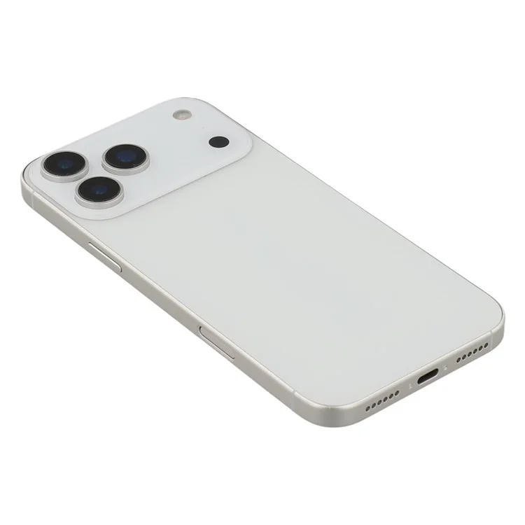 For iPhone 17 Pro Max Black Screen Fake Phone Model Not Real Smartphone Display (Without Logo) - White-Cellmalls