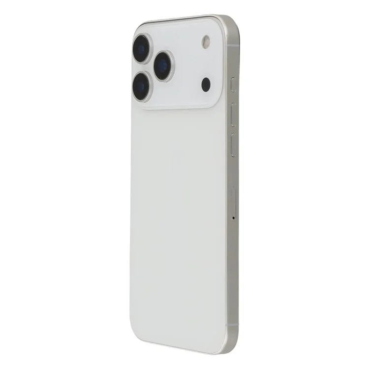 For iPhone 17 Pro Max Black Screen Fake Phone Model Not Real Smartphone Display (Without Logo) - White-Cellmalls