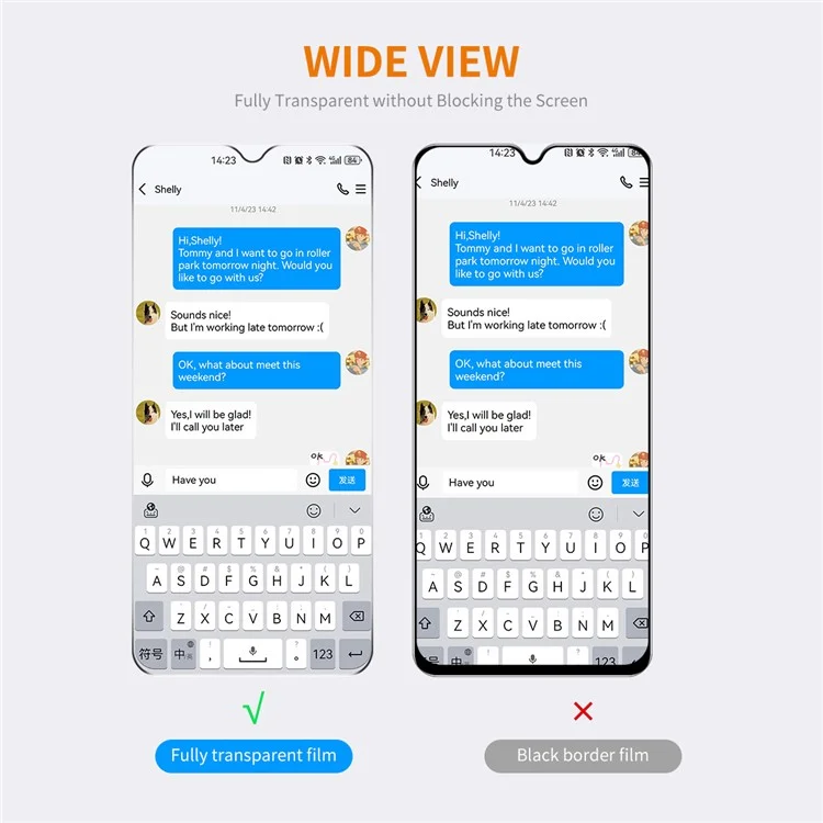 ENKAY HAT PRINCE 2Pcs For Honor X6a 4G / X5 Plus Screen Protector High Definition Anti-fingerprint Film-Cellmalls