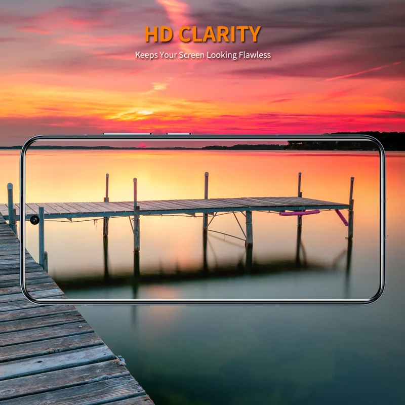 For Honor X70i 2Pcs Screen Protector ENKAY HAT PRINCE 9H Clear High Aluminum-Silicon Glass Film - Transparent-Cellmalls