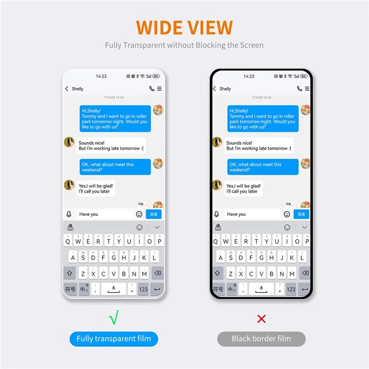 ENKAY HAT PRINCE 2Pcs For Honor X7b 4G / 90 Smart Screen Protector Full Glue High Aluminum-silicon Glass Film-Cellmalls