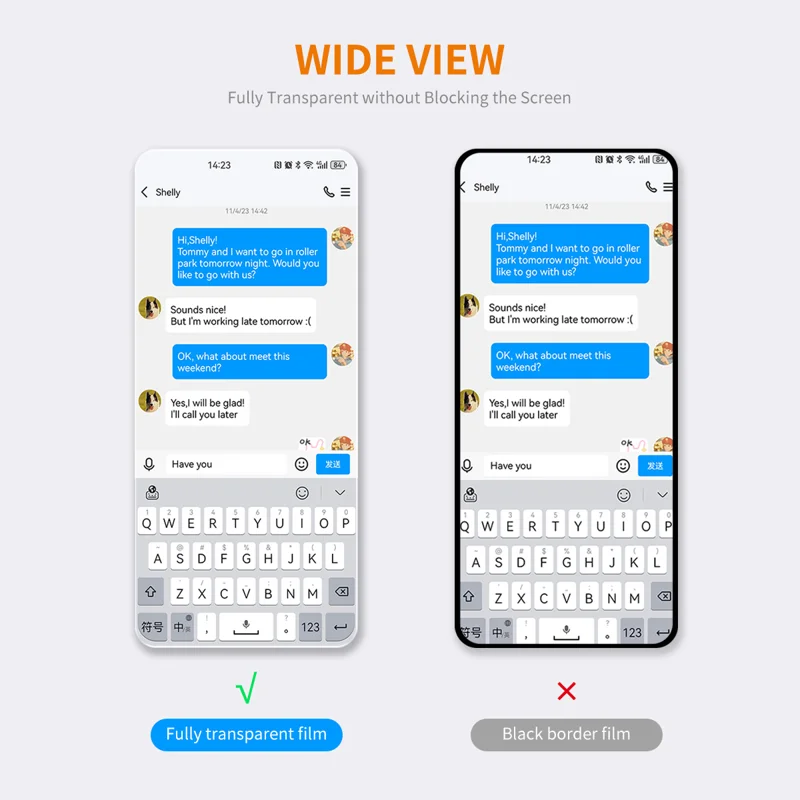 For Honor 400 5G (Global) 2Pcs Screen Protector ENKAY HAT PRINCE 9H Clear High Aluminum-Silicon Glass Film - Transparent-Cellmalls