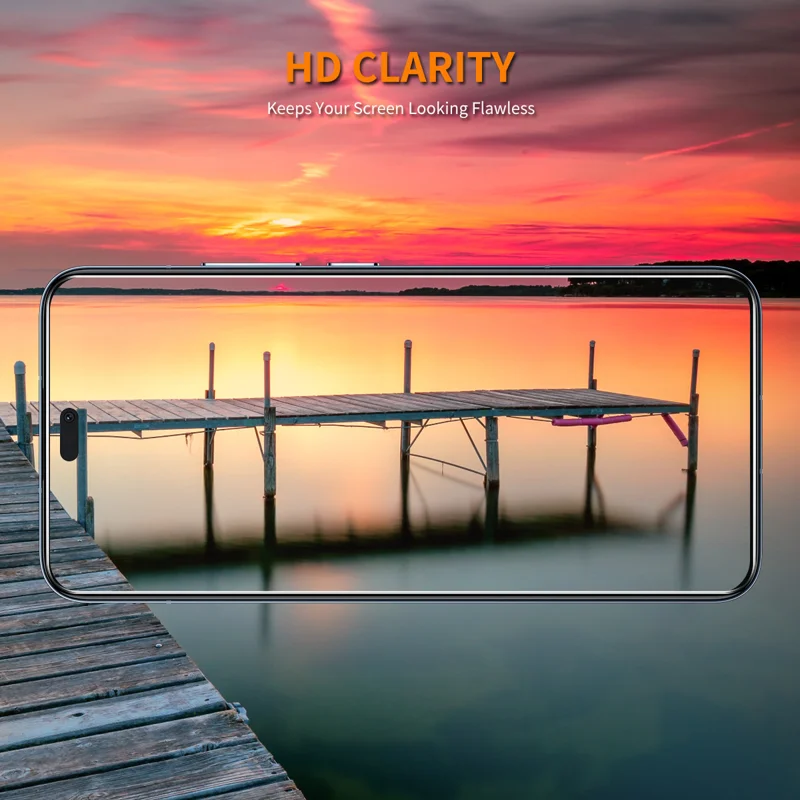 For Honor X8c 4G 2Pcs Screen Protector ENKAY HAT PRINCE 9H Clear High Aluminum-Silicon Glass Film - Transparent-Cellmalls