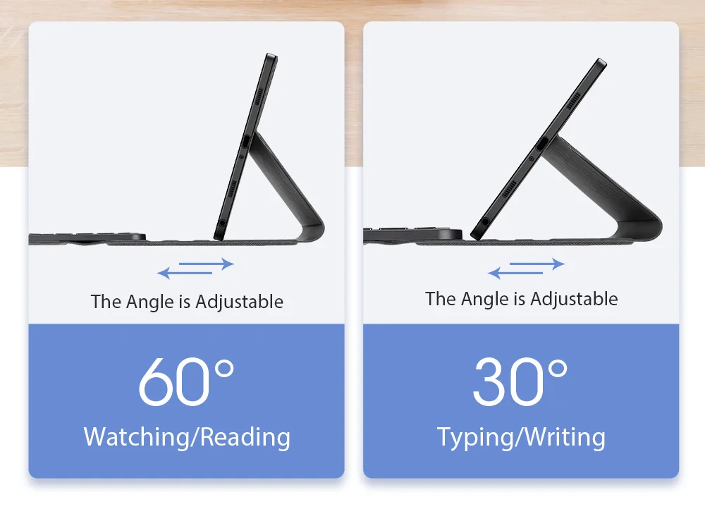 DUX DUCIS For Samsung Galaxy Tab A9+ Case PU Leather Tablet Cover with Touchpad Bluetooth-Compatible Keyboard-Cellmalls