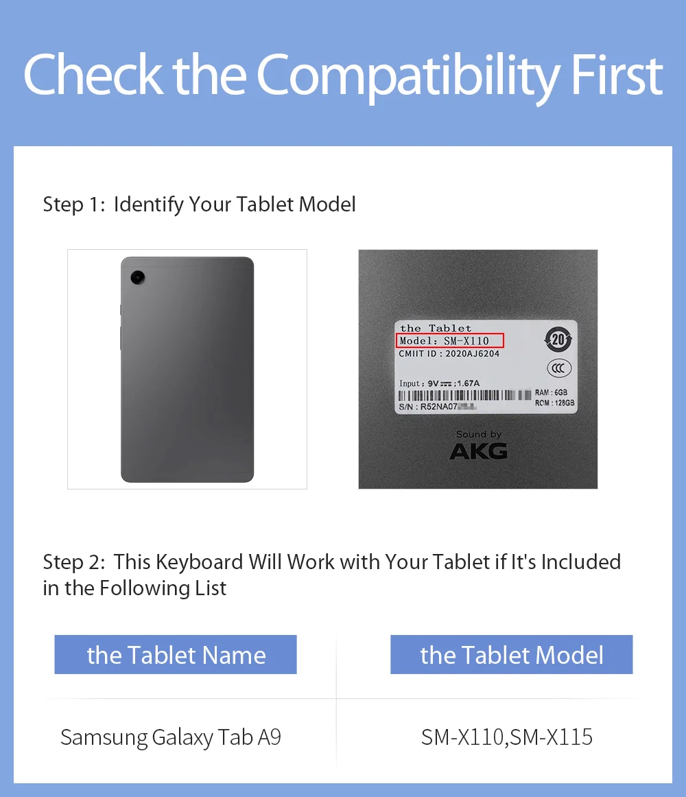 DUX DUCIS For Samsung Galaxy Tab A9 Bluetooth-compatible Keyboard with PU Leather Tablet Case-Cellmalls