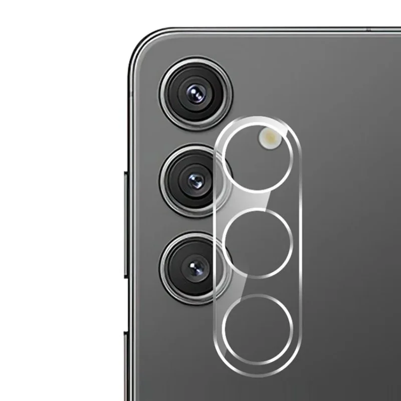 For Samsung Galaxy S24 Camera Lens Protector WANLONFENG Full Coverage HD Clear Lens Film with Cleaning Cloth - Transparent-Cellmalls