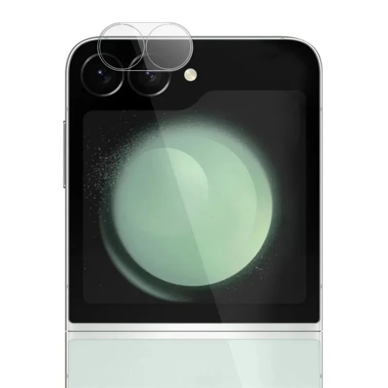 For Samsung Galaxy Z Flip6 5G Camera Lens Protector WANLONFENG Full Coverage HD Clear Lens Film with Cleaning Cloth - Transparent-Cellmalls