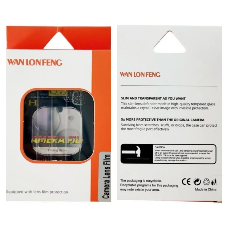 For Samsung Galaxy Z Fold7 5G Camera Lens Protector WANLONFENG Full Coverage HD Clear Lens Film with Cleaning Cloth - Transparent-Cellmalls