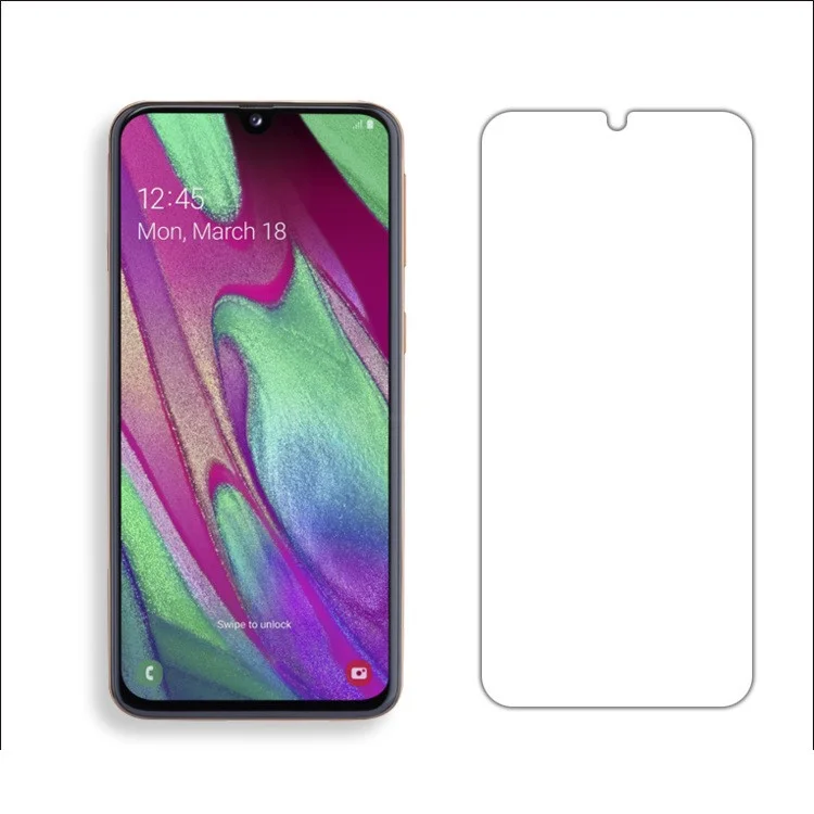 0.3mm Arc Edge Tempered Glass Screen Guard Film Anti-explosion for Samsung Galaxy M30/Galaxy A40s-Cellmalls