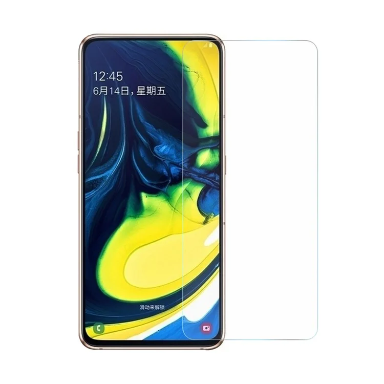 0.3mm Tempered Glass Anti-explosion Screen Protector Arc Edge for Samsung Galaxy A80/A90-Cellmalls