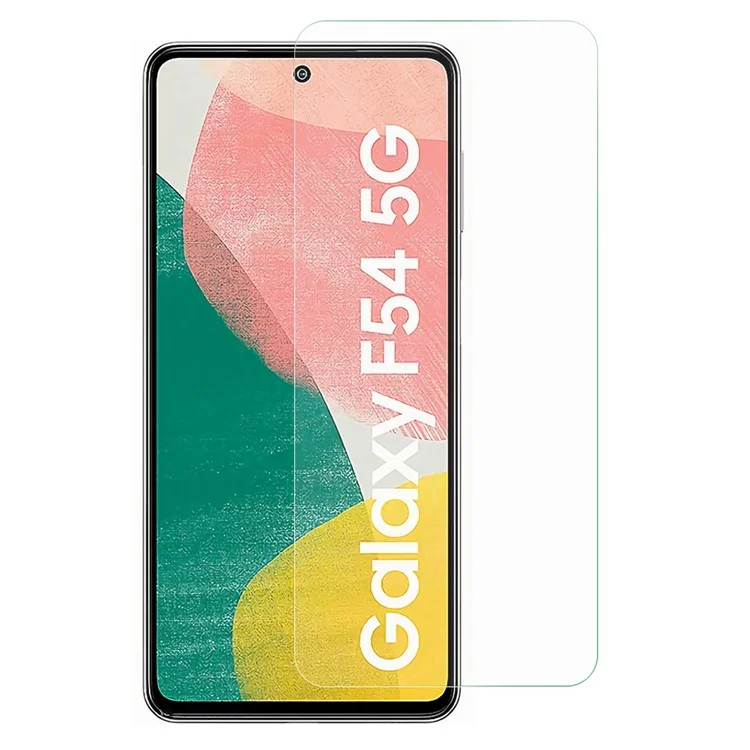 For Samsung Galaxy F54 5G / M54 5G Anti-Scratch Tempered Glass Film Anti-Dust 0.3mm Arc Edge Screen Protector-Cellmalls