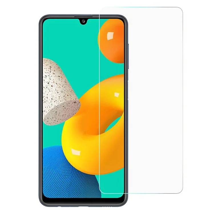 For Samsung Galaxy M32 (Global Version) Tempered Glass Protective Film 9H Hardness Anti-Scratch Anti-Explosion Ultra-Thin 0.3mm Clear Screen Protector-Cellmalls