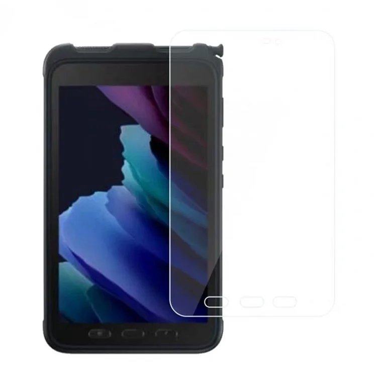 0.3mm Anti-explosion for Samsung Galaxy Tab Active 3 Clear Tempered Glass Screen Protector Arc Edge-Cellmalls