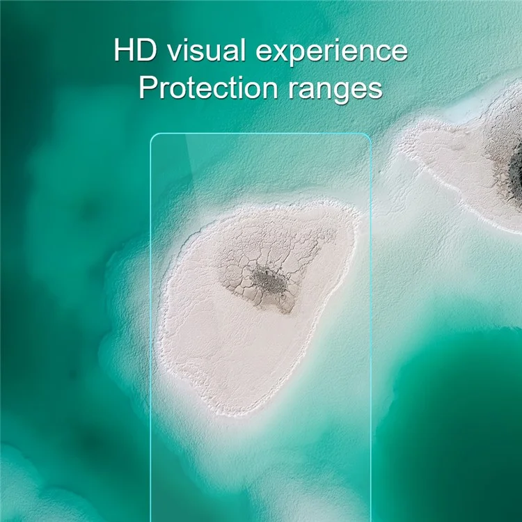 AMORUS For Honor 400 Lite Front Screen Protector 2.5D Arc Edge 9H High Aluminum-Silicon Glass Film-Cellmalls