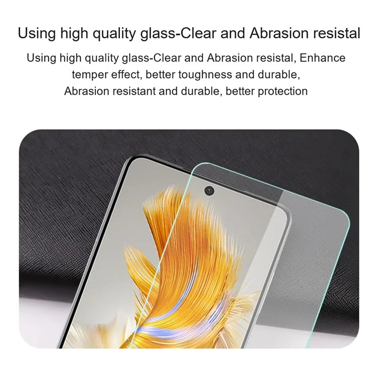 AMORUS For Huawei Enjoy 70 4G / nova Y72 4G High Aluminum-silicon Glass Screen Protector Anti-explosion-Cellmalls