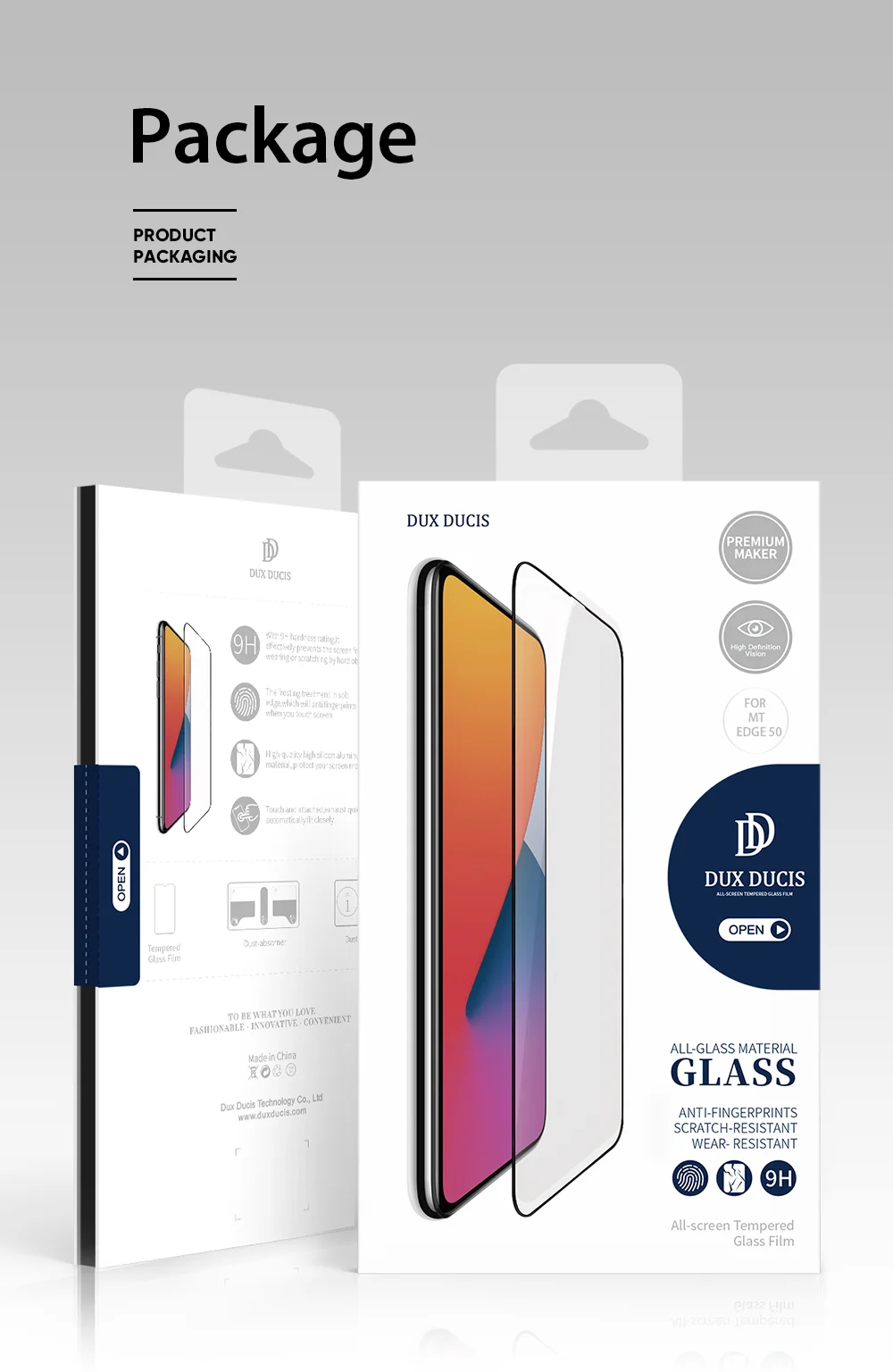 DUX DUCIS For Motorola Edge 50 5G Screen Protector Hot Bending Side Glue Film-Cellmalls