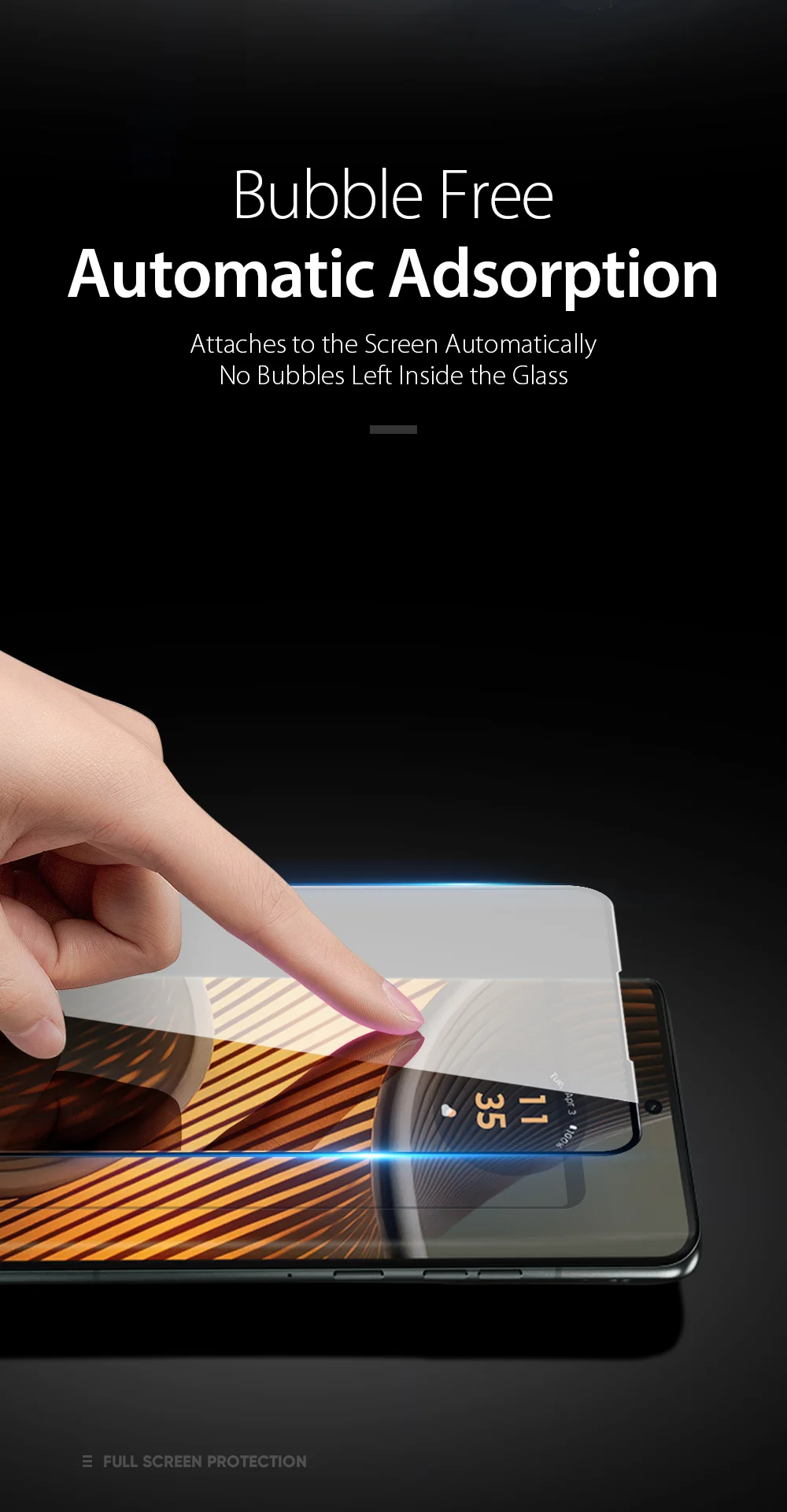 DUX DUCIS For Motorola Edge 50 5G Screen Protector Hot Bending Side Glue Film-Cellmalls