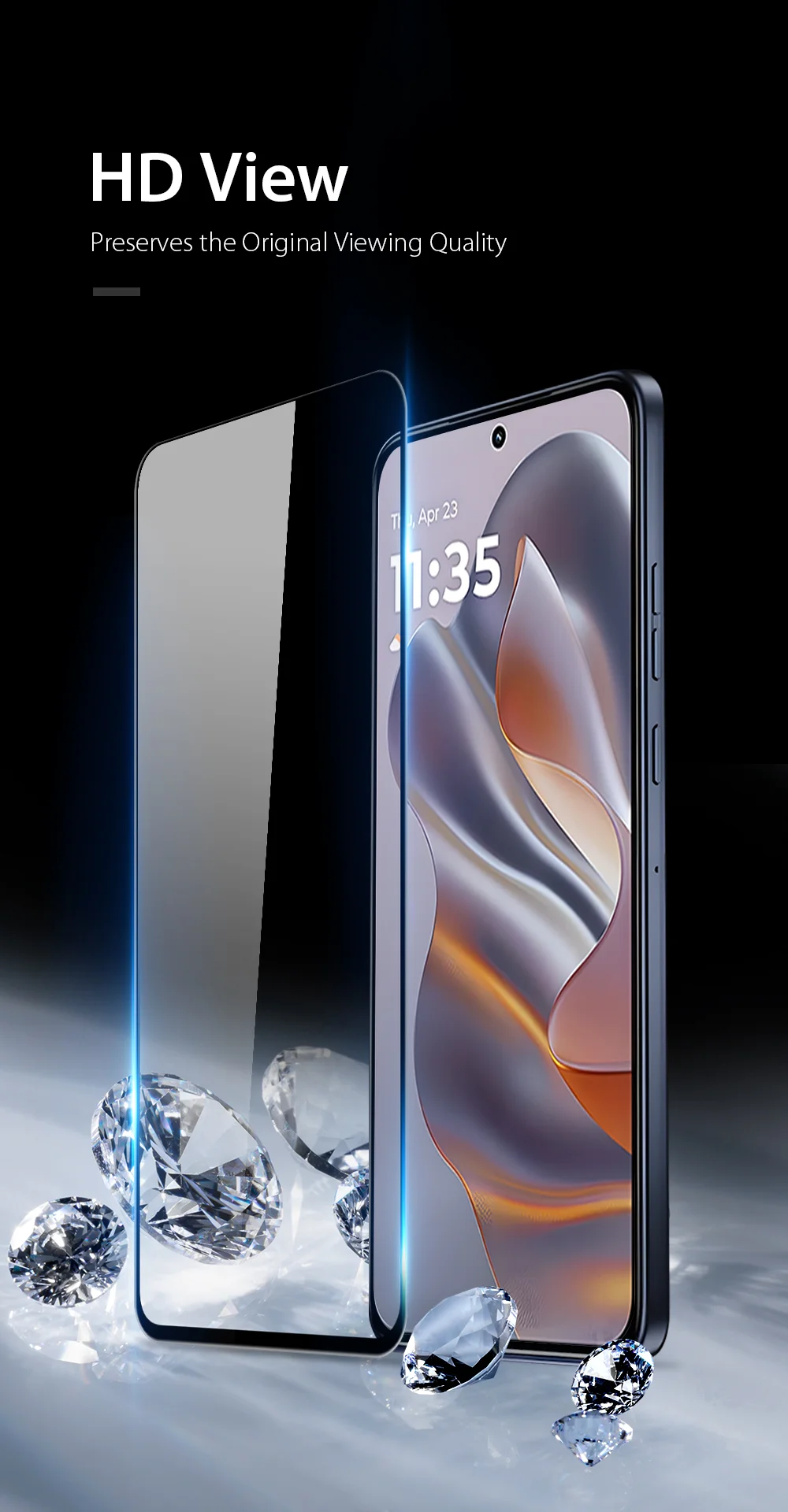 DUX DUCIS For Motorola Edge 50 Neo 5G Screen Protector Hot Bending Side Glue Film-Cellmalls