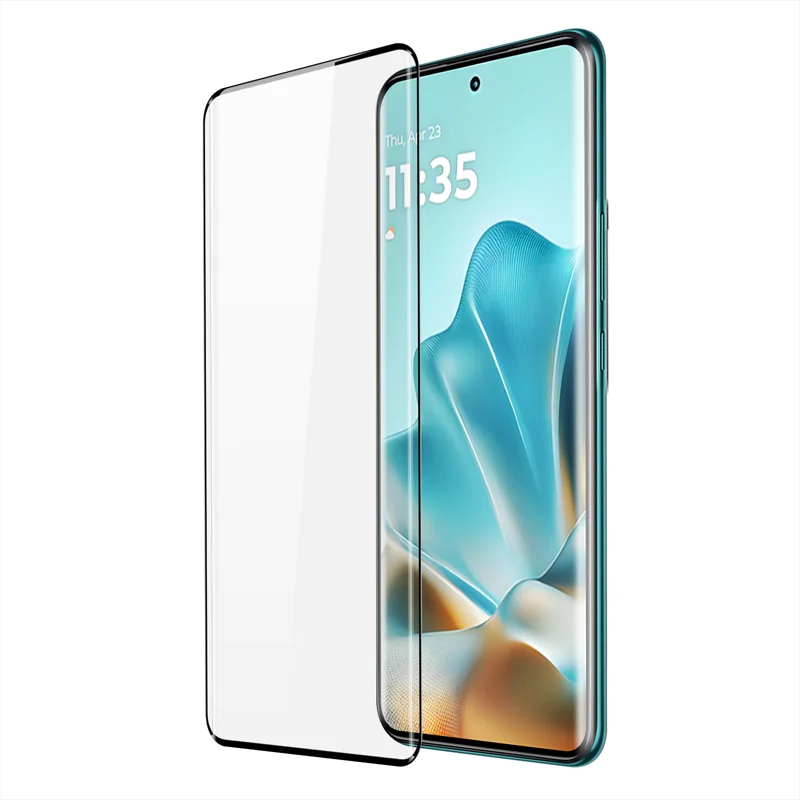 For Motorola Edge 60 5G / 60 Fusion 5G / Edge 60 Pro 5G / Edge 60S 5G Tempered Glass DUX DUCIS Screen Protector Hot Bending Side Glue Film - Black-Cellmalls