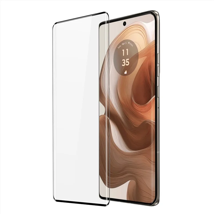 DUX DUCIS For Motorola Edge 50 Ultra 5G / Moto X50 Ultra 5G Screen Protector Side Glue Hot Bending 3D Curved 9H Clear Tempered Glass Film-Cellmalls