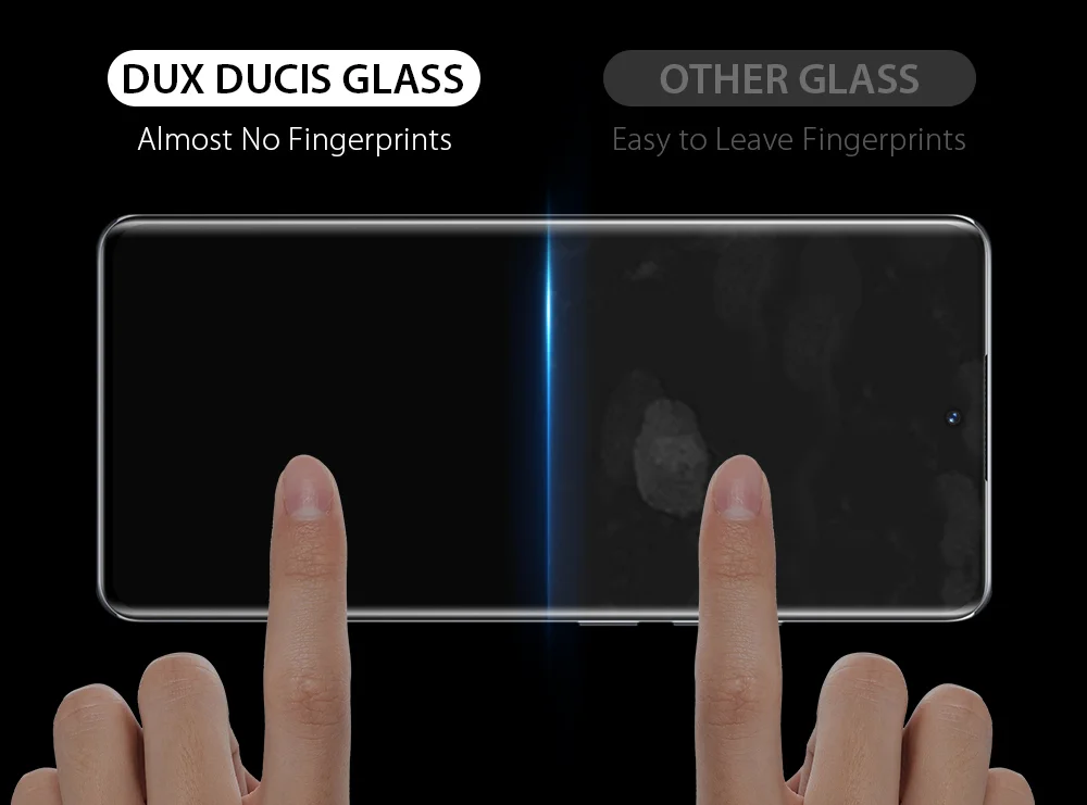 DUX DUCIS For Motorola Edge 50 Ultra 5G / Moto X50 Ultra 5G Screen Protector Side Glue Hot Bending 3D Curved 9H Clear Tempered Glass Film-Cellmalls