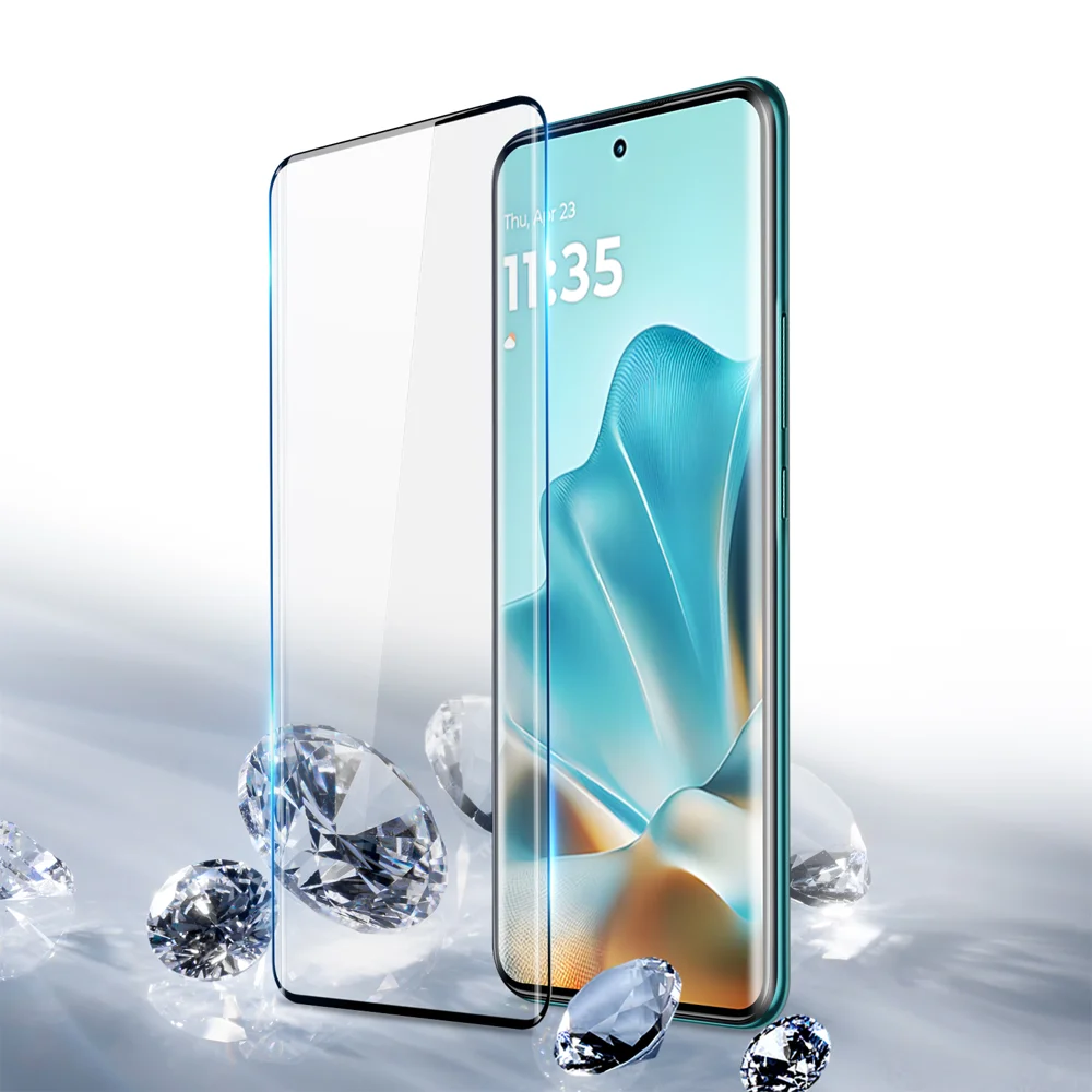 For Motorola Edge 60 5G / 60 Fusion 5G / Edge 60 Pro 5G / Edge 60S 5G Tempered Glass DUX DUCIS Screen Protector Hot Bending Side Glue Film - Black-Cellmalls