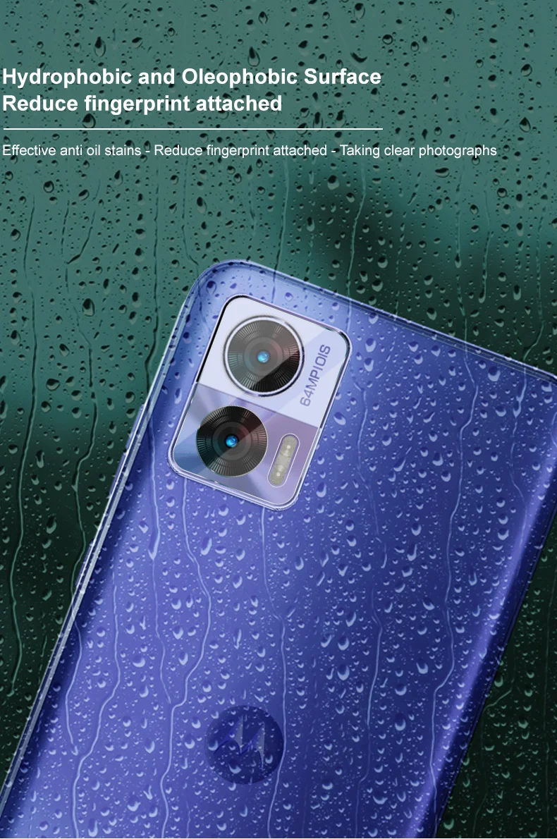 IMAK For Motorola Edge 30 Neo 5G Tempered Glass Lens Protection + Acrylic Lens Cap Full Cover Integrated Camera Lens Protector-Cellmalls