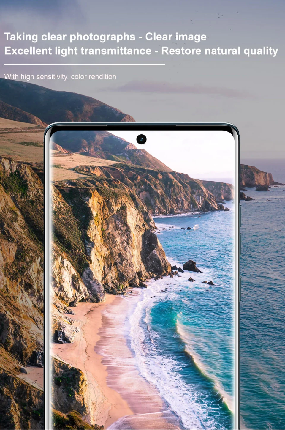 IMAK For Motorola Edge 50 Fusion 5G Tempered Glass Camera Lens Protector + Acrylic Lens Cap-Cellmalls