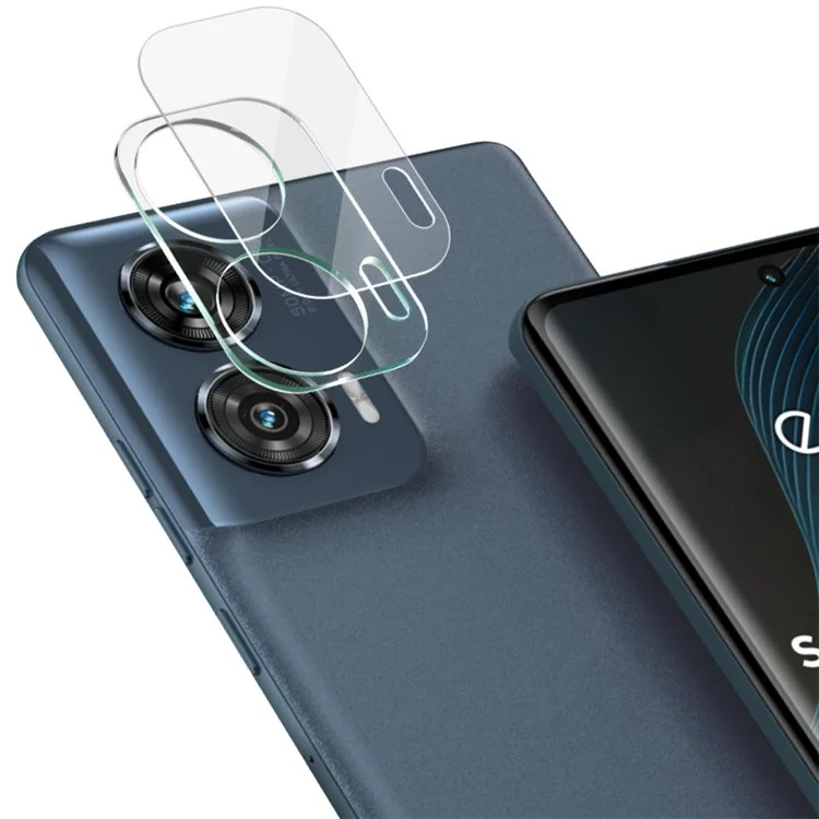 IMAK For Motorola Edge 50 Fusion 5G Tempered Glass Camera Lens Protector + Acrylic Lens Cap-Cellmalls