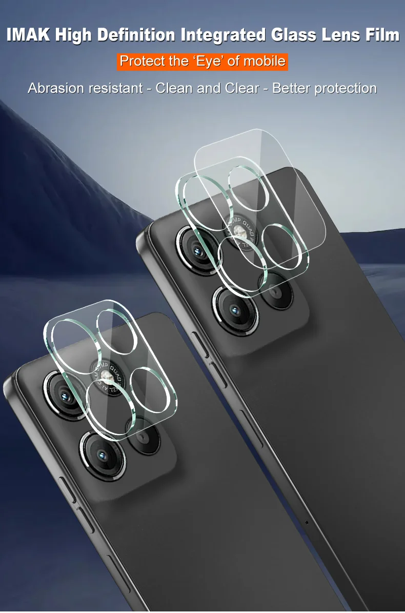 IMAK For Motorola Edge 60 Stylus 5G  / Moto G Stylus 5G (2025) Tempered Glass Camera Lens Protector + Acrylic Lens Cap-Cellmalls