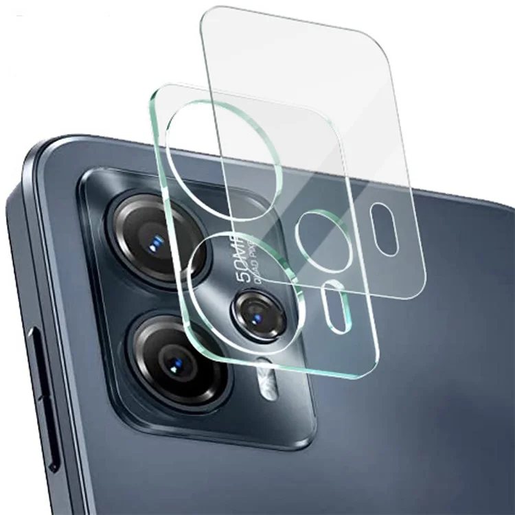 IMAK For Motorola Moto G13 4G / G23 4G Camera Lens Film Tempered Glass Phone Lens Protector+Acrylic Lens Cap-Cellmalls
