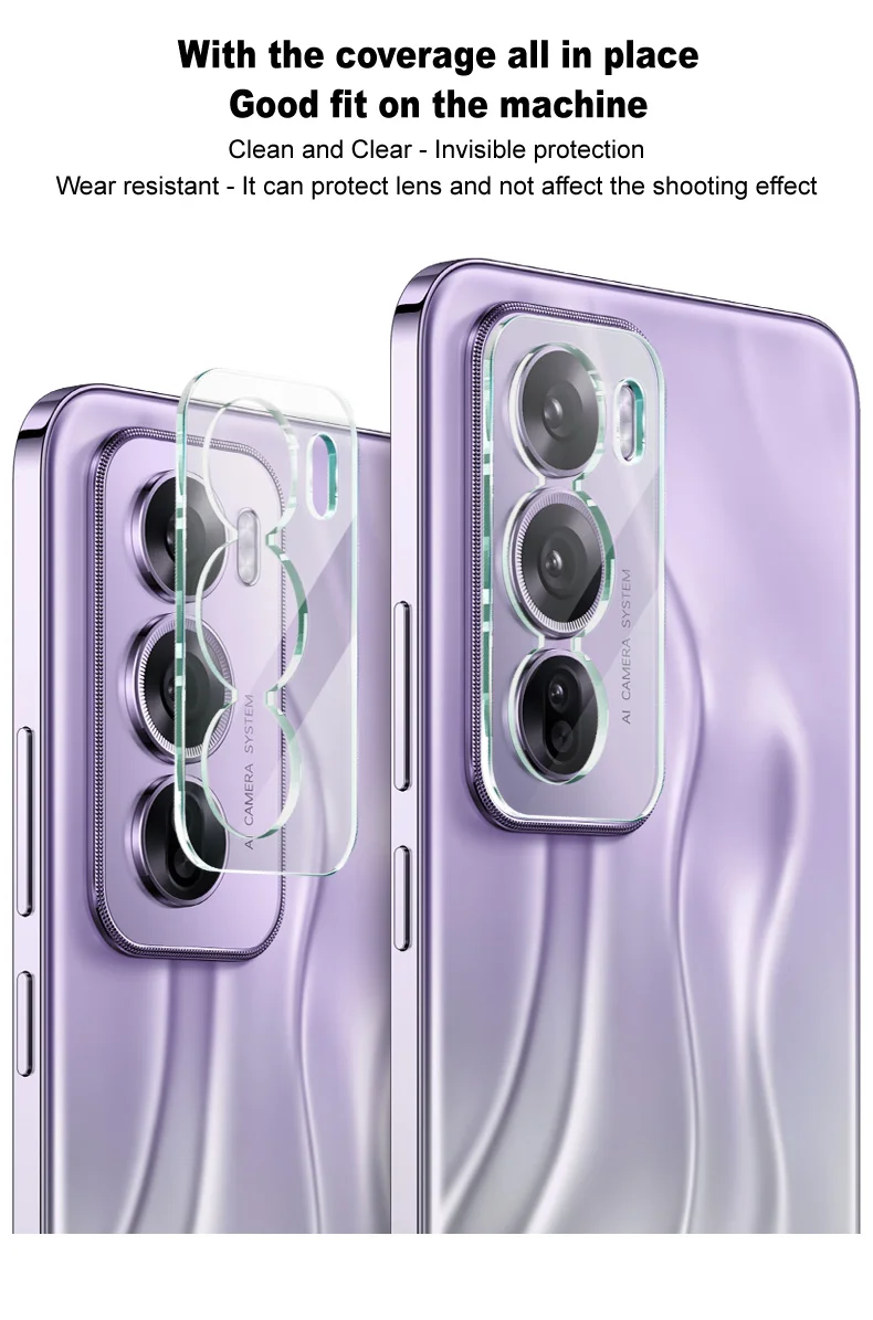 IMAK For Motorola Moto G35 5G Tempered Glass Camera Lens Protector + Acrylic Lens Cap-Cellmalls