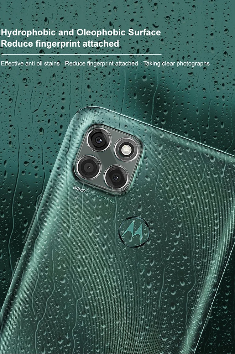 IMAK Anti-scratch High Definition Integrated Tempered Glass Lens Film for Motorola Moto G9 Power-Cellmalls