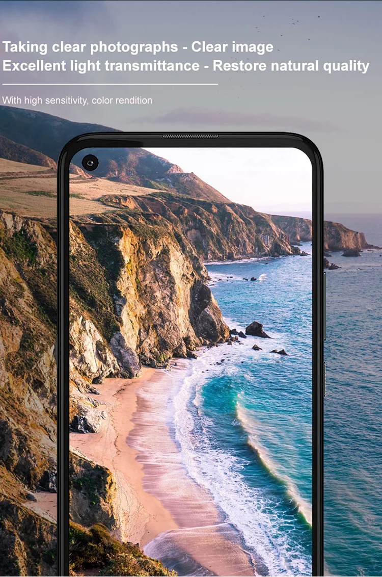 IMAK Anti-scratch High Definition Integrated Tempered Glass Lens Film for Motorola Moto G9 Power-Cellmalls