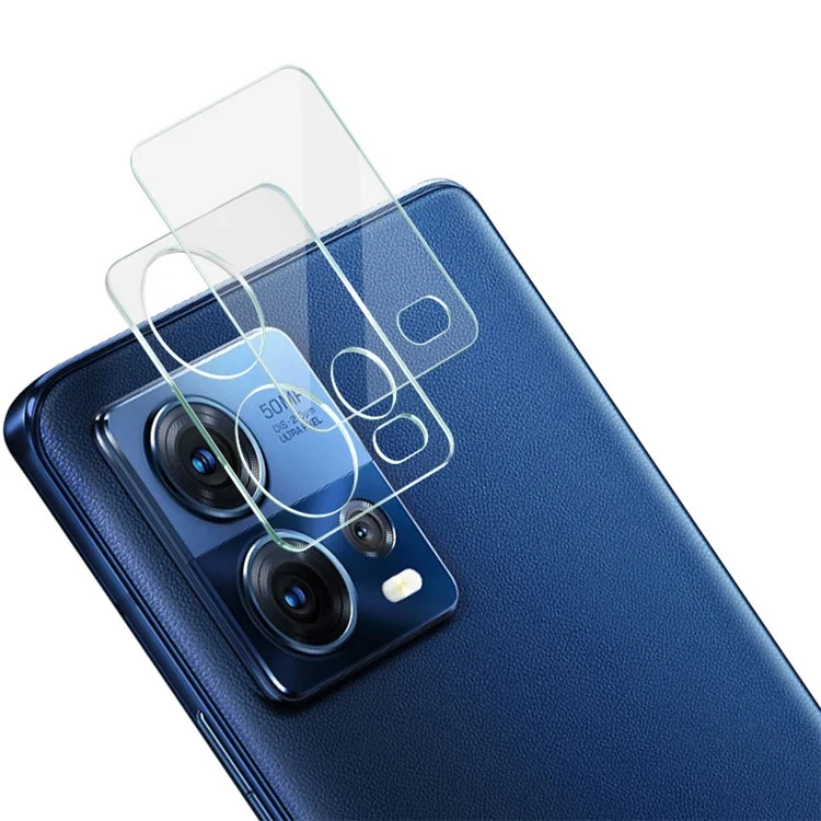 IMAK For Motorola Moto S30 Pro 5G / Edge 30 Fusion 5G Camera Lens Protector HD Clear Tempered Glass Film + Acrylic Lens Cap-Cellmalls