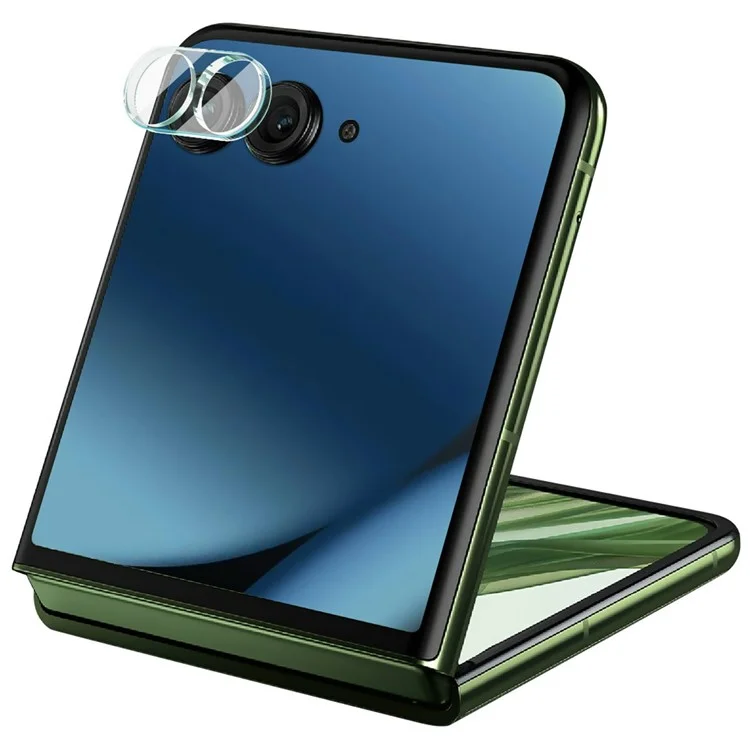 IMAK For Motorola Razr 50 Ultra 5G Tempered Glass Camera Lens Protector + Acrylic Lens Cap-Cellmalls