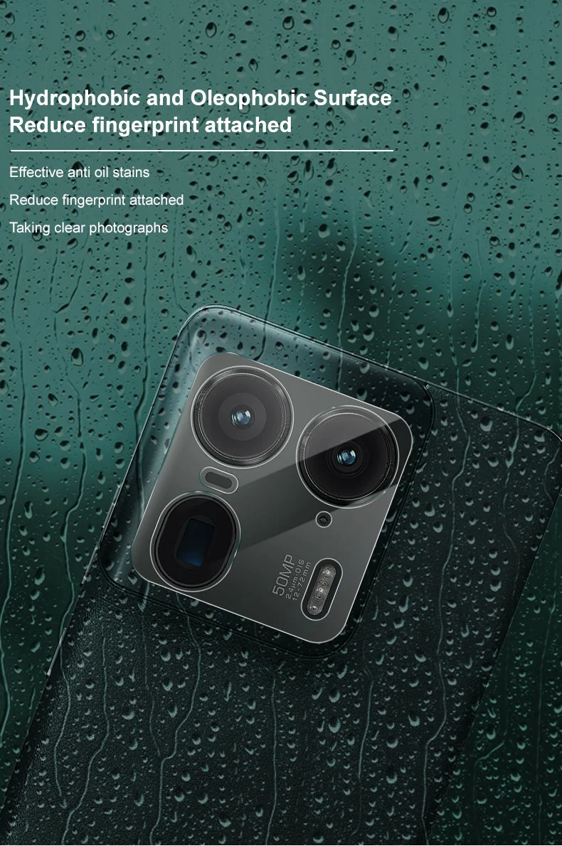 IMAK For Motorola Edge 50 Ultra 5G / Moto X50 Ultra 5G Camera Lens Protector + Acrylic Lens Cap-Cellmalls