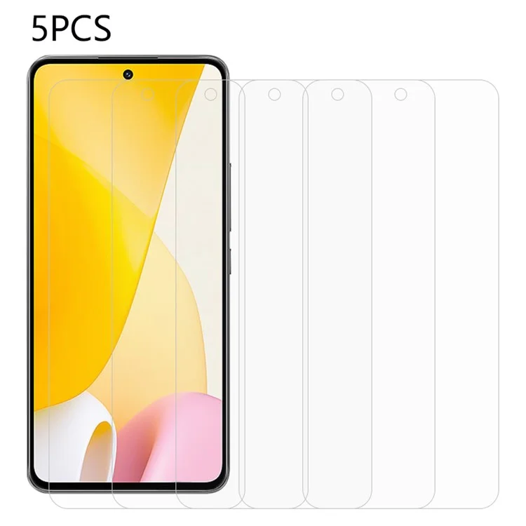 5Pcs / Pack For Xiaomi 12 Lite 5G Tempered Glass Shatter-proof Screen Protector 2.5D 0.3mm Phone Screen Film-Cellmalls